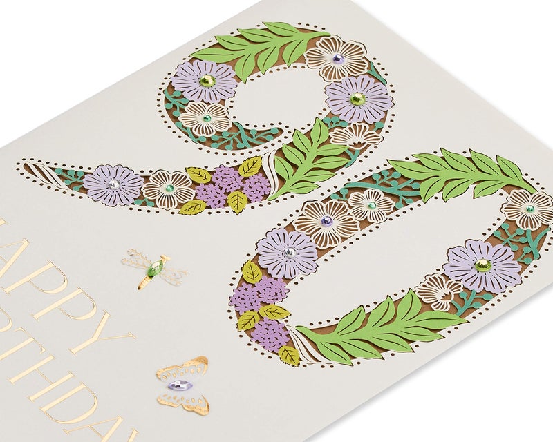 Papyrus 90th Birthday Card (Warm Memories) - Image 5